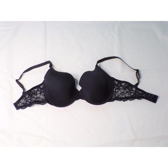 WACOAL French Garden Seamless Underwire T-Shirt Bra #85340 Black 36D NEW - Picture 5 of 8
